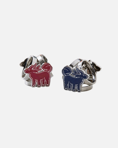 Midnight Rouge Qiling Duo Scarf Ring Silver
