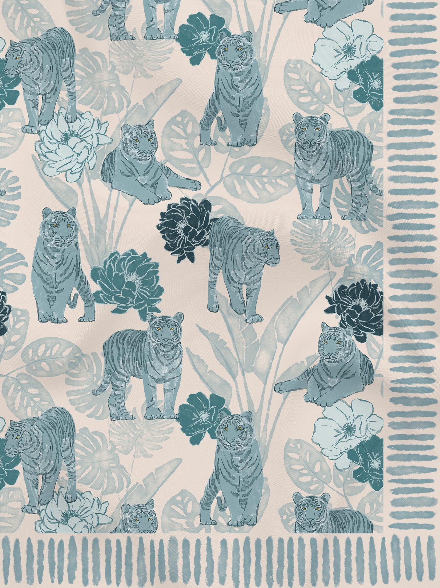 Tiger Blue Pareo