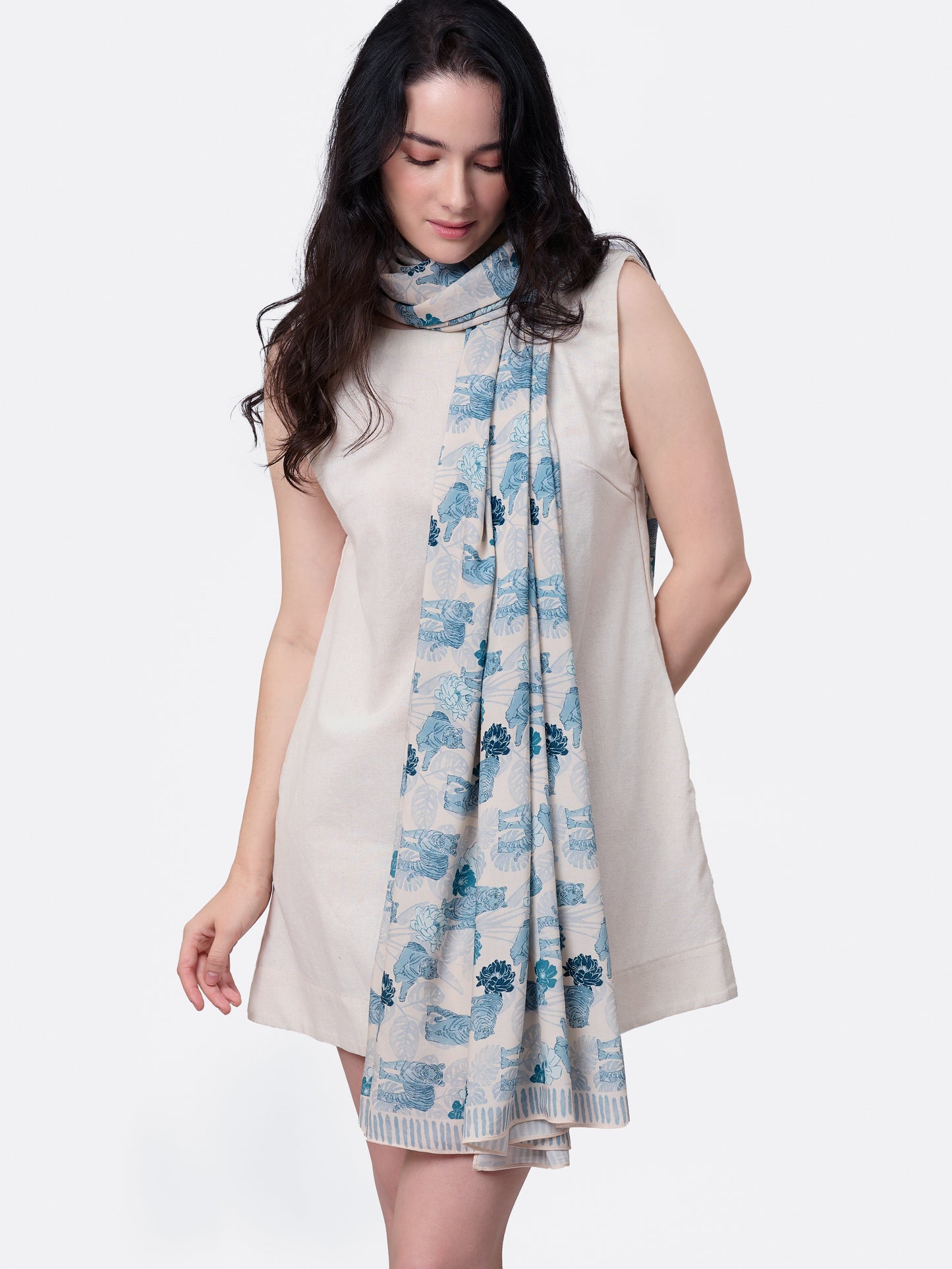 Tiger Blue Pareo