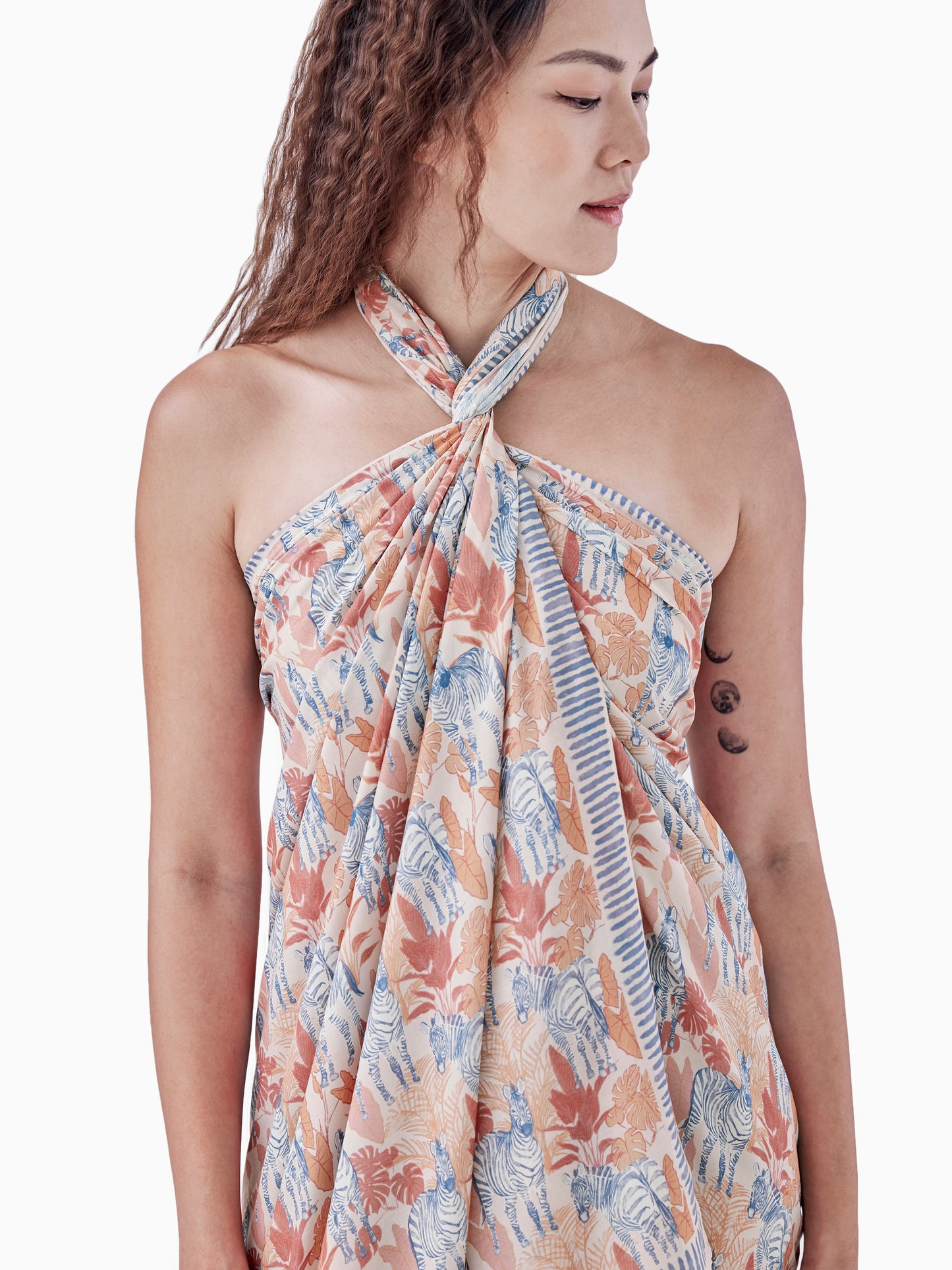 Zebra Sunset Pareo