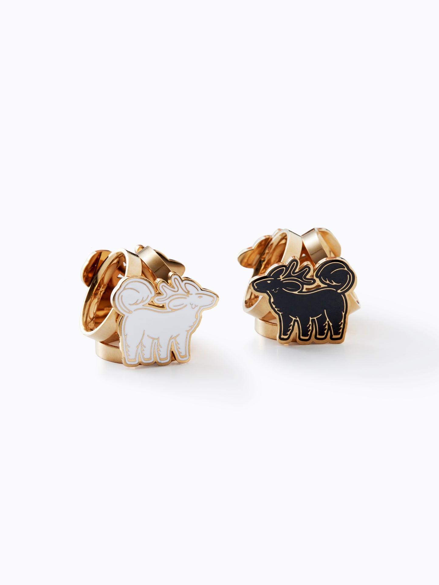 Qiling Duo Scarf 65 Ring Gold