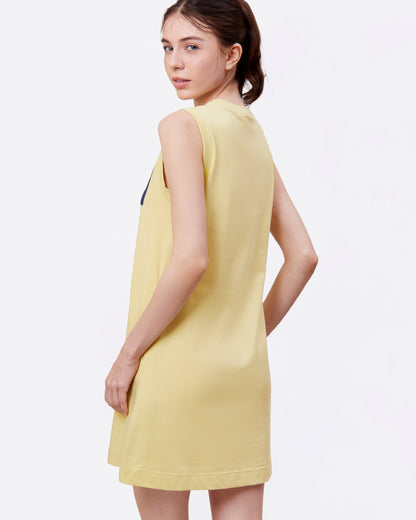 Pear Cotton Jersey Tank Dress