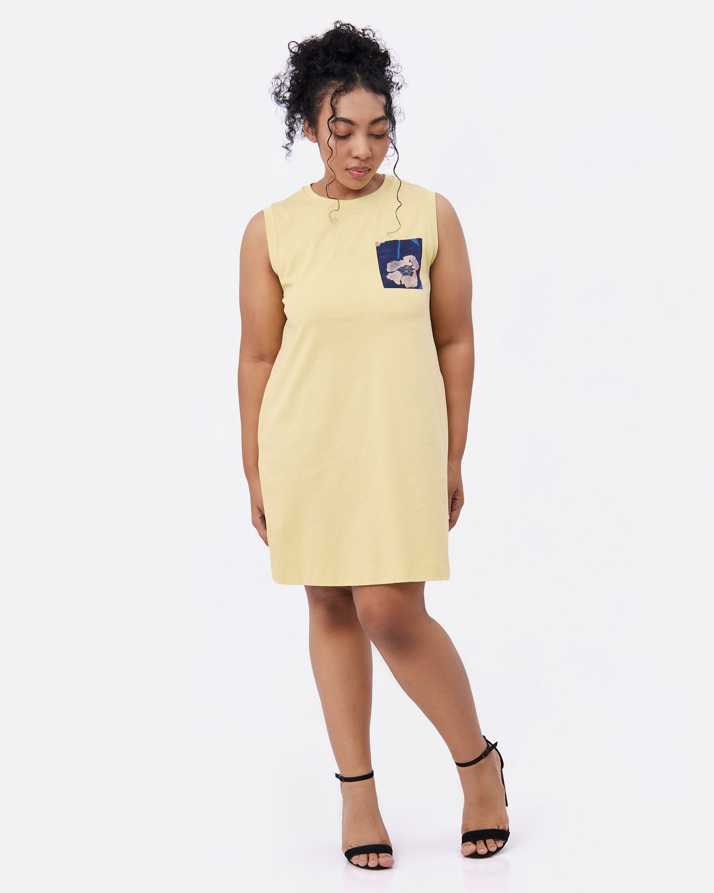 Pear Cotton Jersey Tank Dress