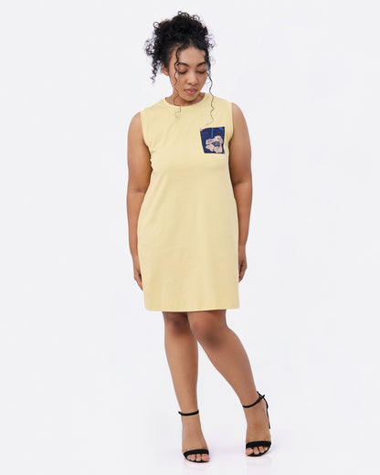 Pear Cotton Jersey Tank Dress