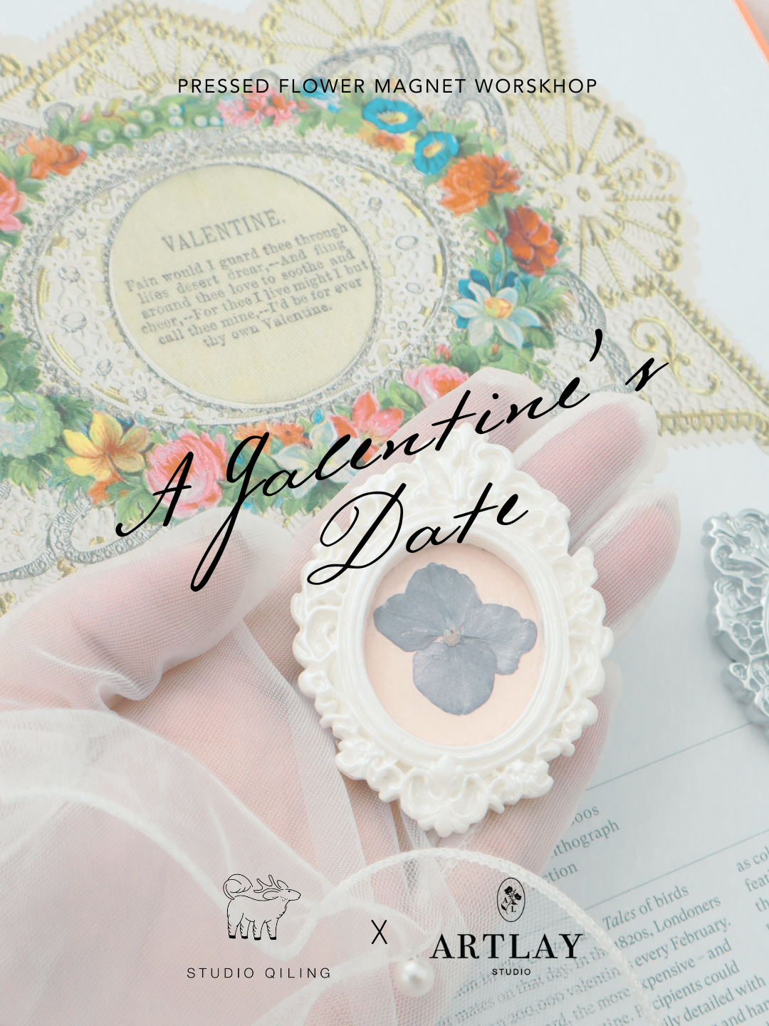 Pressed Flower Magnet Workshop (7 & 14 Feb'26)