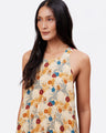 Elephant Woods Reversible Silk Blend Maxi Dress