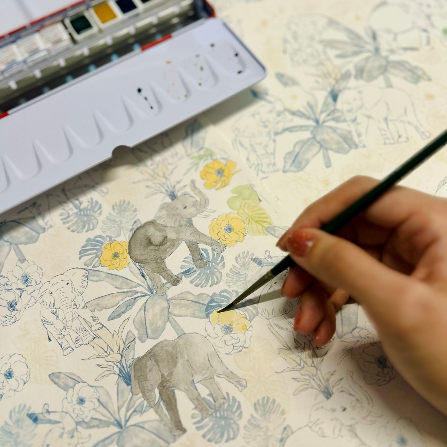 Studio Qiling's craft of hand-drawn prints