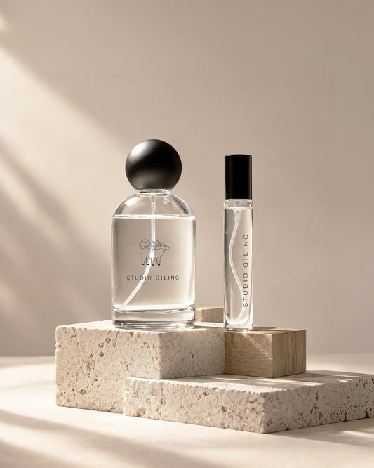 Studio Qiling x Scent Journey Fig & Forest fabric and body mist — enchanted forest scent with fig, wood and floral notes Singapore