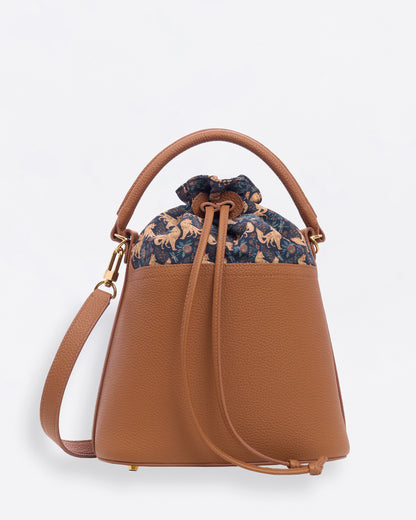 Kitsune Bucket Bag Brown
