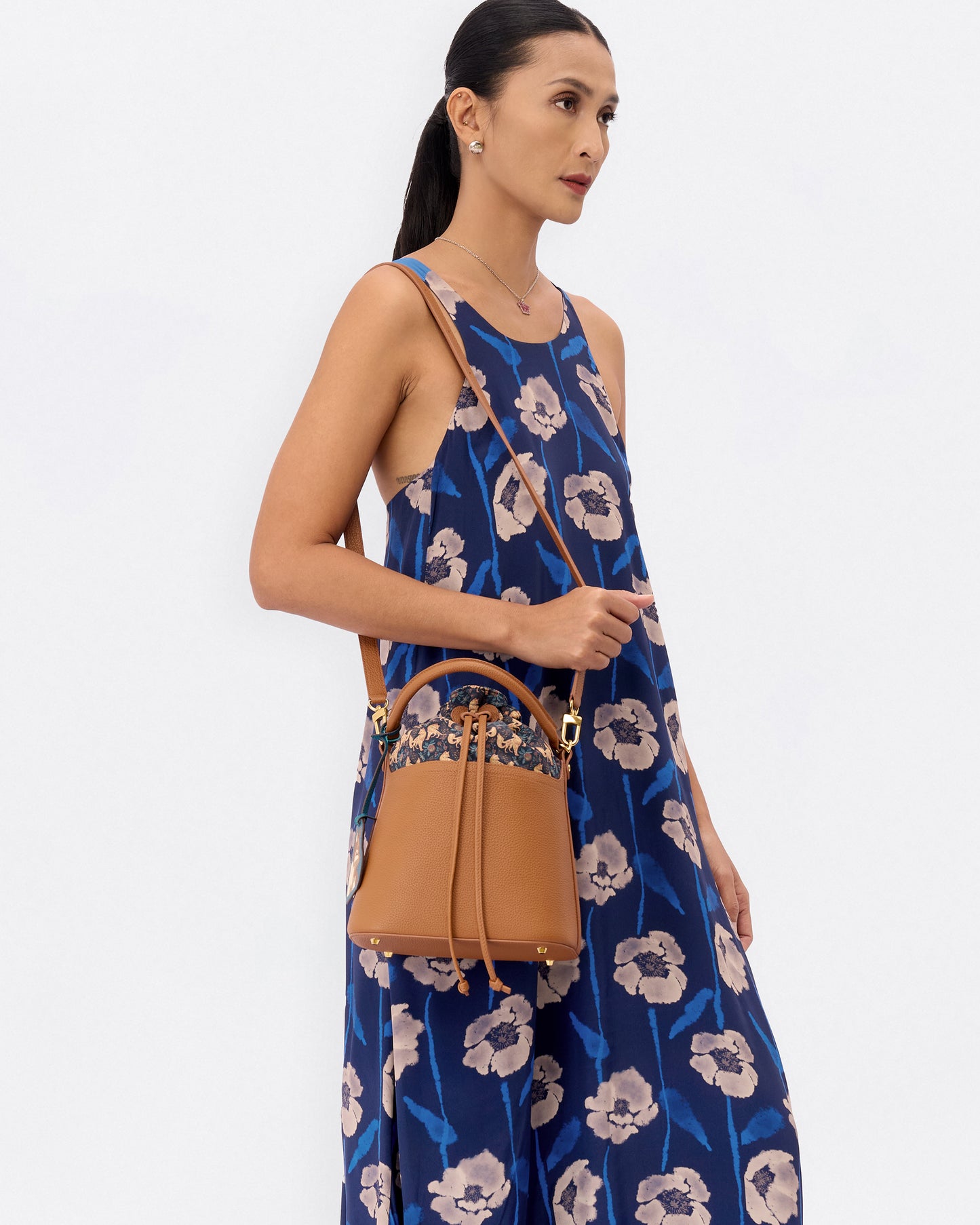 Kitsune Bucket Bag Brown