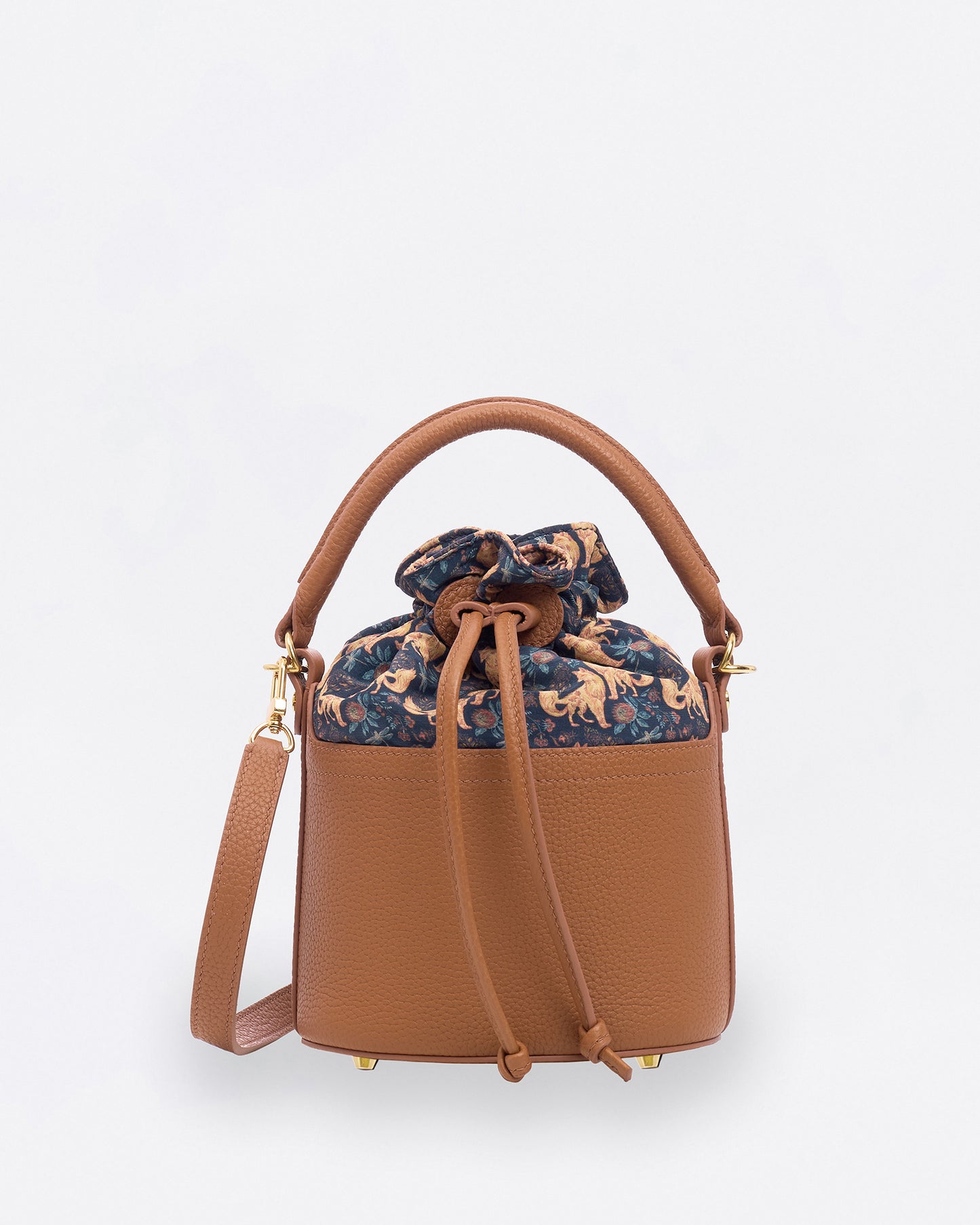 Kitsune Mini Bucket Bag Brown