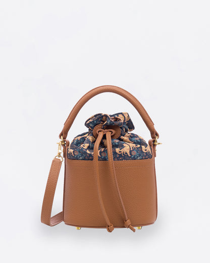 Kitsune Mini Bucket Bag Brown