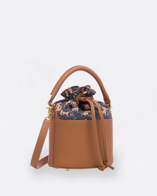 Kitsune Mini Bucket Bag Brown