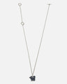 Midnight Rouge Qiling Duo Necklace Silver