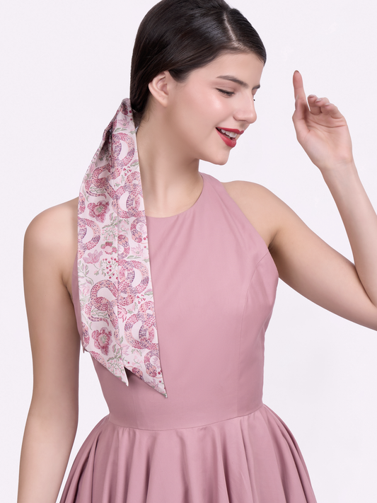 Serpentine Blossom Silk Bandeau 120
