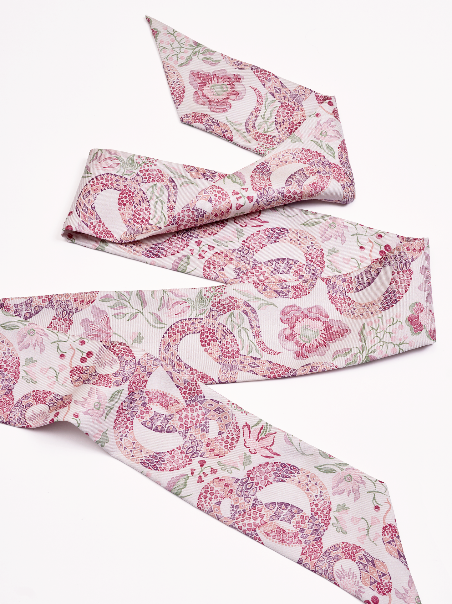 Serpentine Blossom Silk Bandeau 120