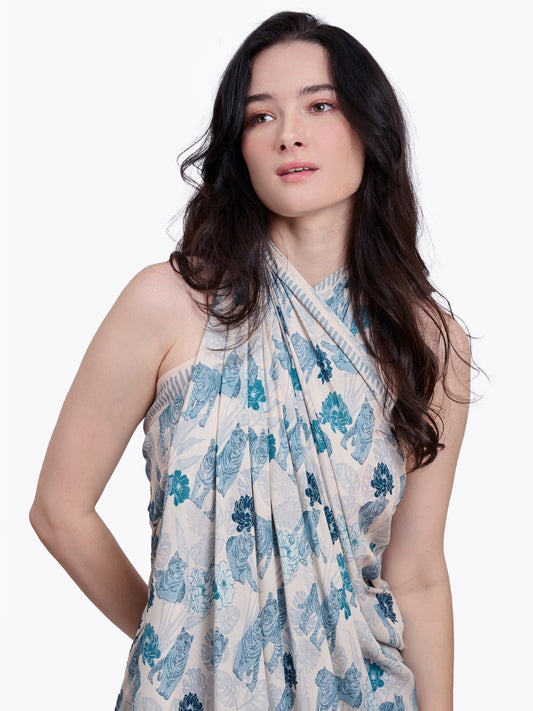 Tiger Blue Pareo