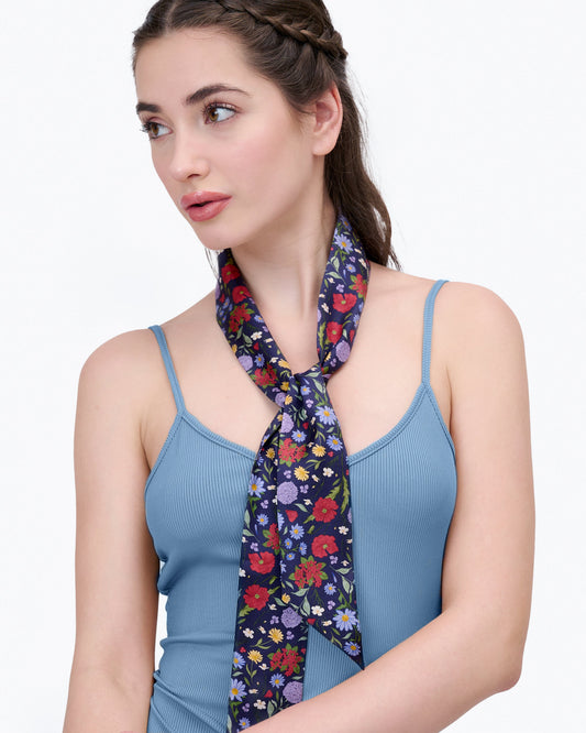 Rustic Bloom Silk Bandeau 120