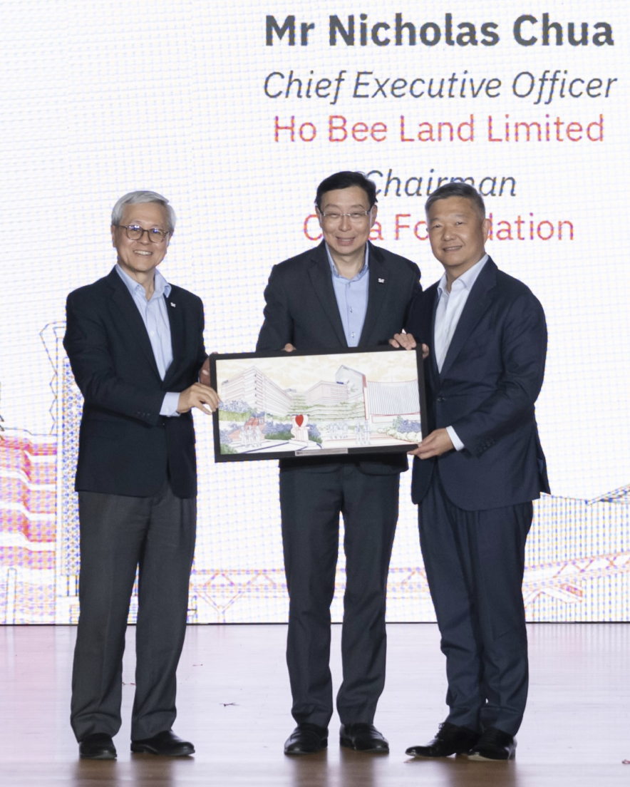Framed silk scarf art piece presented to guests of honour, bespoke SIT corporate appreciation gift by Studio Qiling