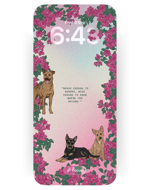 Singapore Special Phone Wallpaper by Studio Qiling featuring vibrant Singapore landmarks and cityscape design for mobile screens.
