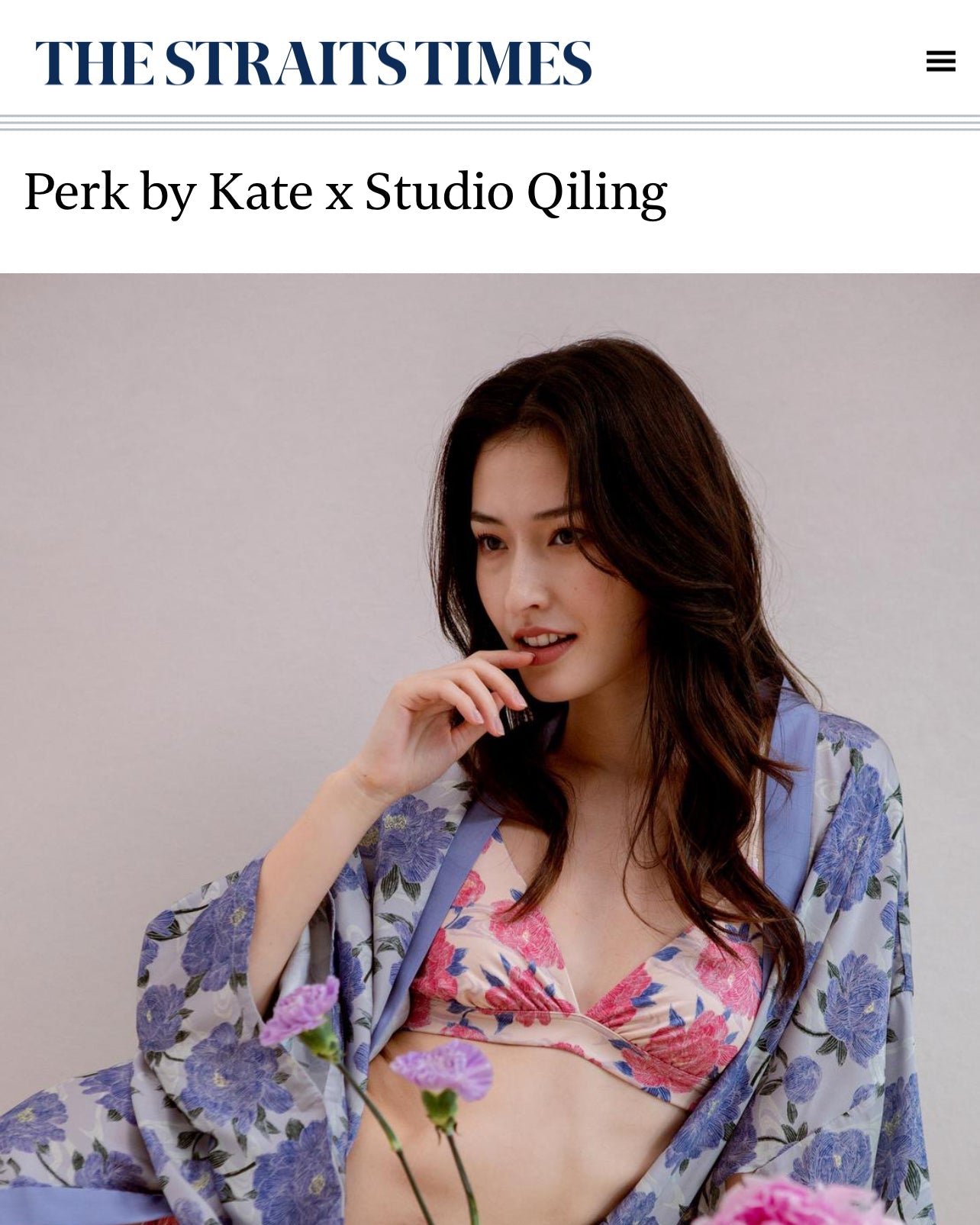 The Straits Times CNY listicle featuring Studio Qiling & Perk by Kate collaboration