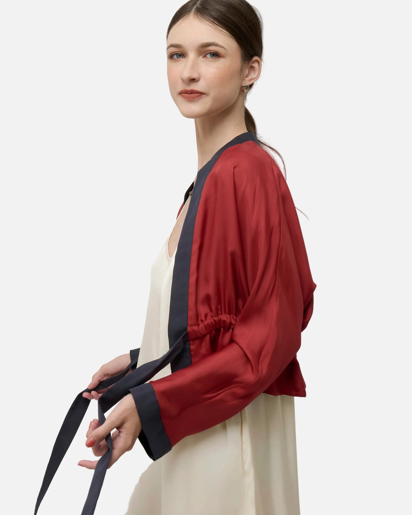 Unicorn Midnight Reversible Cropped Kimono