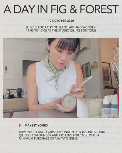 Studio Qiling x Scent Journer - A Day in Fig & Forest