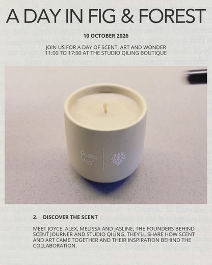 Studio Qiling x Scent Journer - A Day in Fig & Forest