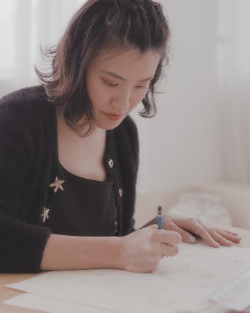 Studio Qiling hand-drawn prints and behind the scenes video